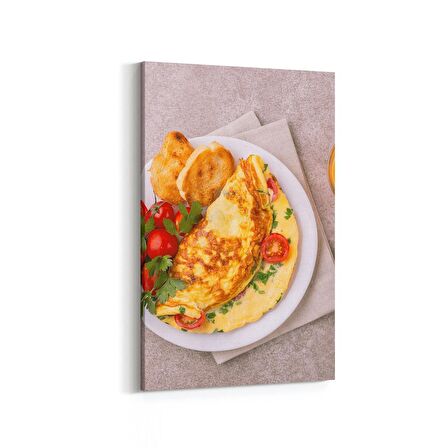 Olla 15018D Gıda Görseli Dikey Kanvas Tablo (Ölçü: 80X120)
