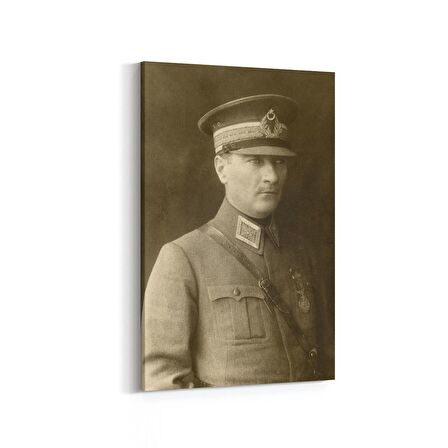 Olla 12412D Mustafa Kemal Atatürk Dikey Kanvas Tablo (Ölçü: 80X120)