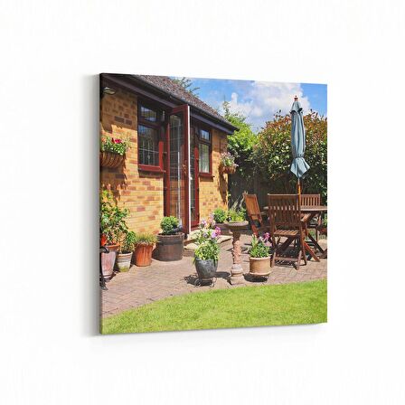 Olla 18464K Yapı Görseli Kare Kanvas Tablo (Ölçü: 30X30)