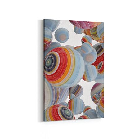 Olla 10392D Abstract Görsel Dikey Kanvas Tablo (Ölçü: 100X150)