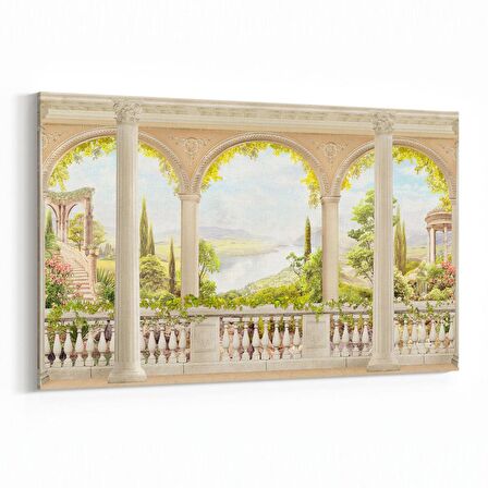 Olla 14495Y Doğa / Manzara Görseli Yatay Kanvas Tablo (Ölçü: 150X100)