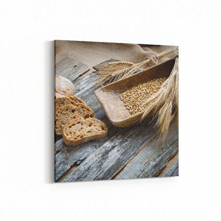 Olla 15134K Gıda Görseli Kare Kanvas Tablo (Ölçü: 25X25)