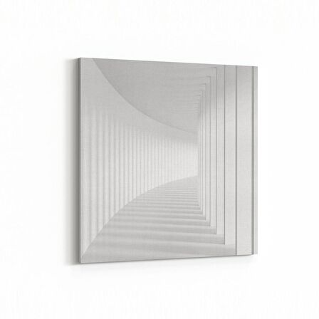 Olla 10444K Abstract Tünel Görsel Kare Kanvas Tablo (Ölçü: 25X25)