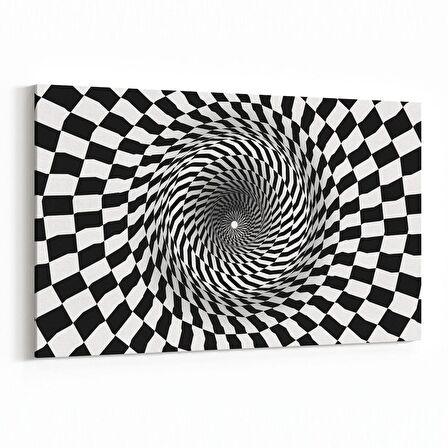 Olla 10239Y Abstract Girdap Görsel Yatay Kanvas Tablo (Ölçü: 70X50)