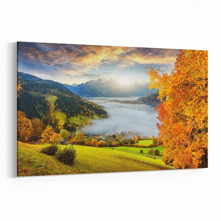 Olla 13354Y Doğa / Manzara Görseli Yatay Kanvas Tablo (Ölçü: 100X70)