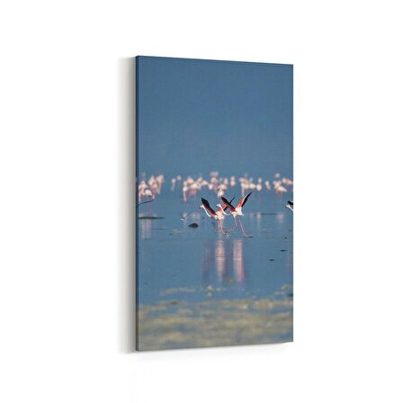 Olla 13427DD Doğa / Manzara Görseli Dikey Dar Kanvas Tablo (Ölçü: 60X120)