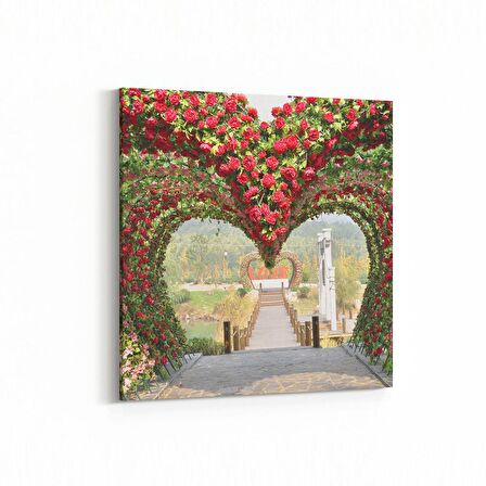 Olla 18823K4 Yapı Görseli Kare 4'lü Kanvas Tablo (Ölçü: 145X145)