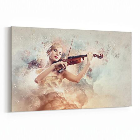 Olla 16804Y Model / Manken Görseli Yatay Kanvas Tablo (Ölçü: 90X60)