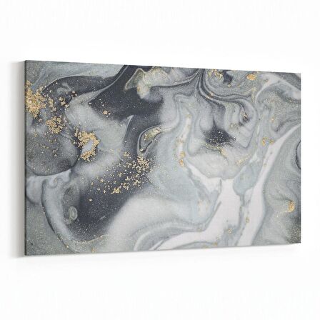 Olla 16646Y Mermer Desen Görsel Yatay Kanvas Tablo (Ölçü: 120X80)