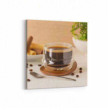 Olla 15062K Gıda Görseli Kare Kanvas Tablo (Ölçü: 25X25)