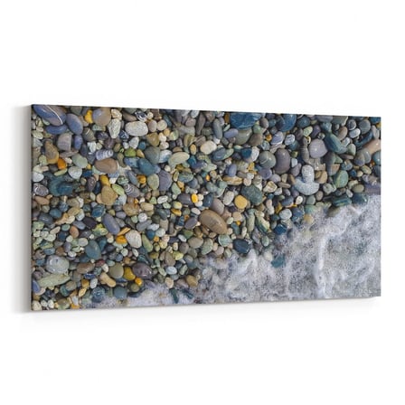 Olla 12895YD Deniz / Okyanus Görseli Yatay Dar Kanvas Tablo (Ölçü: 140X70)