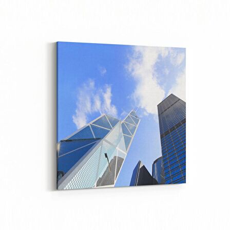 Olla 18218K4 Yapı Görseli Kare 4'lü Kanvas Tablo (Ölçü: 65X65)