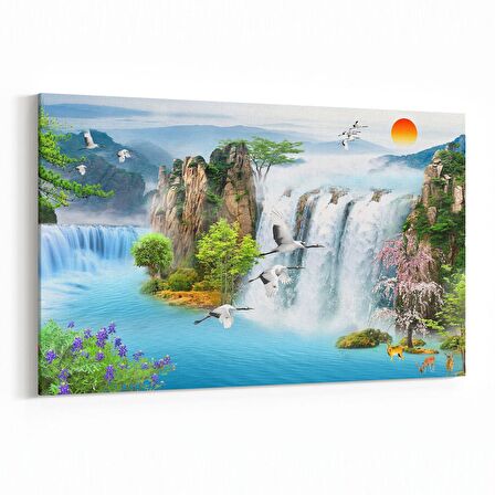 Olla 13246Y Doğa / Manzara Görseli Yatay Kanvas Tablo (Ölçü: 150X100)