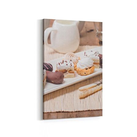 Olla 15202D Gıda Görseli Dikey Kanvas Tablo (Ölçü: 60X90)