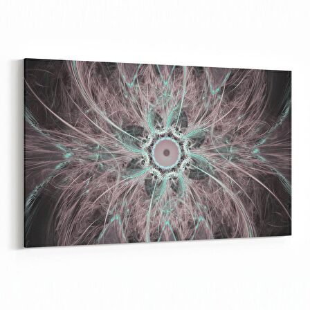 Olla 10408Y Abstract Görsel Yatay Kanvas Tablo (Ölçü: 70X50)