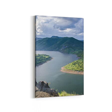 Olla 14030D Doğa / Manzara Görseli Dikey Kanvas Tablo (Ölçü: 70X105)