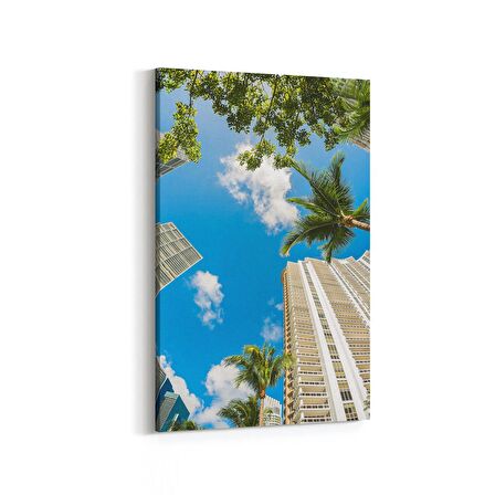 Olla 18233D Yapı Görseli Dikey Kanvas Tablo (Ölçü: 60X90)