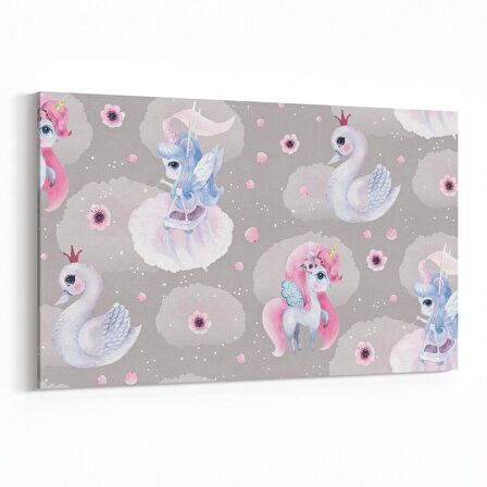 Olla 12714Y Çocuk Odası Görseli Yatay Kanvas Tablo (Ölçü: 30X20)