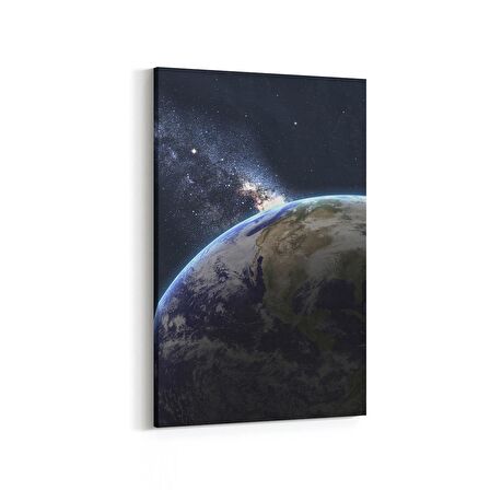 Olla 17615D Uzay Görseli Dikey Kanvas Tablo (Ölçü: 20X30)
