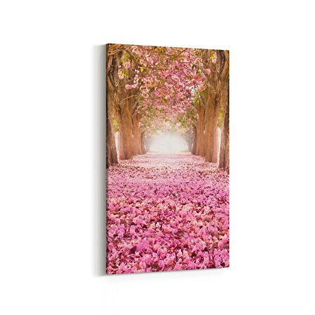 Olla 13472DD Doğa / Manzara Görseli Dikey Dar Kanvas Tablo (Ölçü: 40X80)