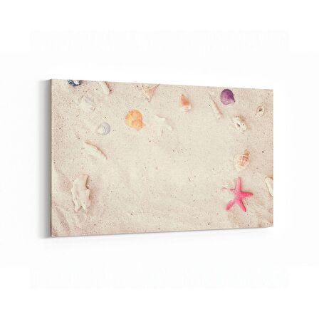 Olla 16558Y Kumsal / Sahil Görseli Yatay Kanvas Tablo (Ölçü: 90X60)
