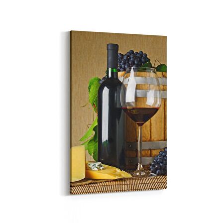 Olla 15077D Gıda Görseli Dikey Kanvas Tablo (Ölçü: 60X90)