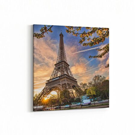 Olla 18284K Yapı Görseli Kare Kanvas Tablo (Ölçü: 25X25)