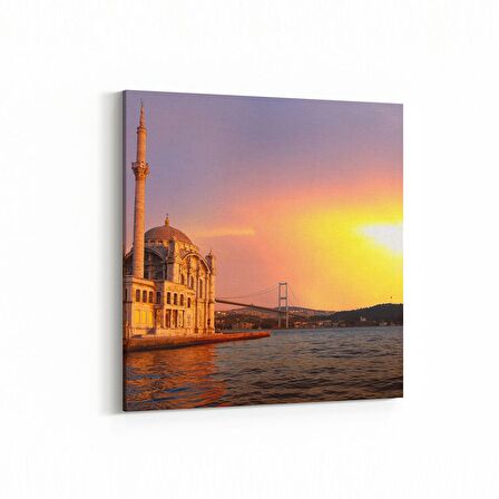 Olla 18169K Yapı Görseli Kare Kanvas Tablo (Ölçü: 25X25)