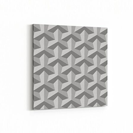 Olla 14944K Geometrik Desen Görseli Kare Kanvas Tablo (Ölçü: 30X30)