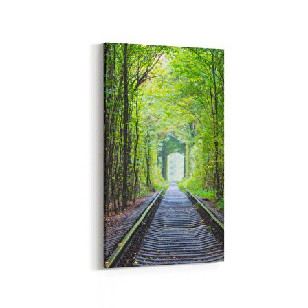 Olla 13902DD Doğa / Manzara Görseli Dikey Dar Kanvas Tablo (Ölçü: 30X60)