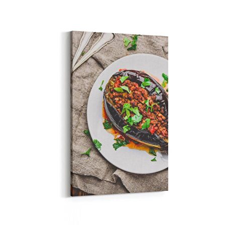 Olla 15093D Gıda Görseli Dikey Kanvas Tablo (Ölçü: 100X150)