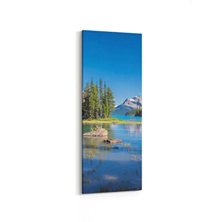Olla 13163DI Doğa / Manzara Görseli Dikey İnce Kanvas Tablo (Ölçü: 40X120)