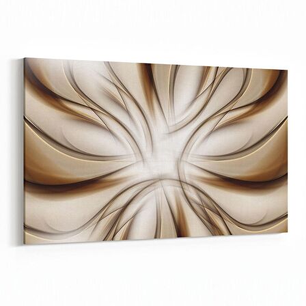 Olla 10162Y Abstract Görsel Yatay Kanvas Tablo (Ölçü: 90X60)