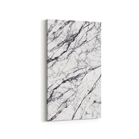 Olla 16724DD Mermer Desen Görsel Dikey Dar Kanvas Tablo (Ölçü: 40X80)