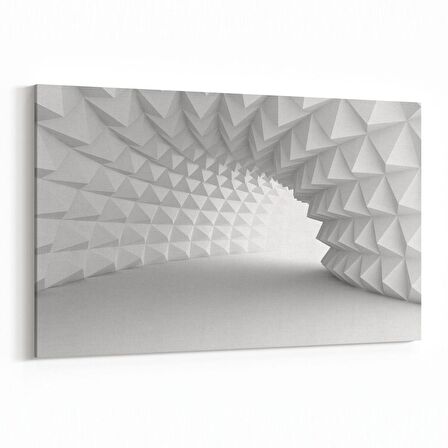 Olla 10439Y Abstract Tünel Görsel Yatay Kanvas Tablo (Ölçü: 70X50)