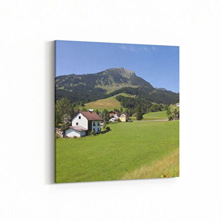 Olla 18791K Yapı Görseli Kare Kanvas Tablo (Ölçü: 25X25)