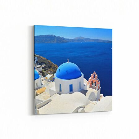 Olla 18435K4 Yapı Görseli Kare 4'lü Kanvas Tablo (Ölçü: 125X125)