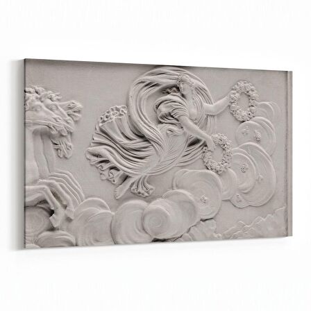 Olla 16274Y Heykel / Sanat Görseli Yatay Kanvas Tablo (Ölçü: 90X60)