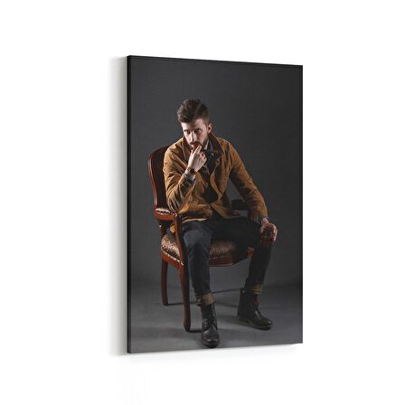 Olla 16926D Model / Manken Görseli Dikey Kanvas Tablo (Ölçü: 100X150)