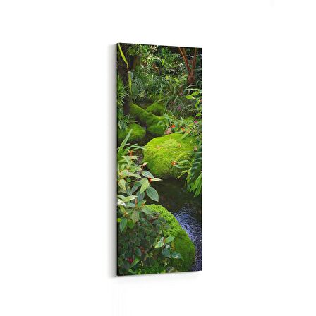Olla 13216DI Doğa / Manzara Görseli Dikey İnce Kanvas Tablo (Ölçü: 40X120)