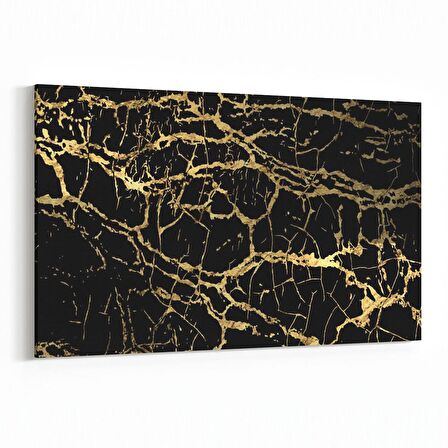 Olla 16730Y Mermer Desen Görsel Yatay Kanvas Tablo (Ölçü: 90X60)