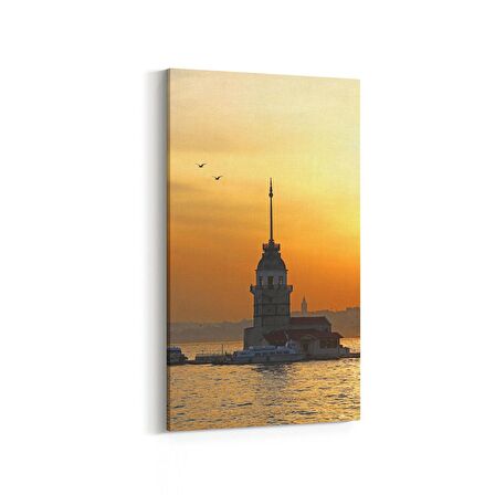Olla 17896DD Yapı Görseli Dikey Dar Kanvas Tablo (Ölçü: 30X60)
