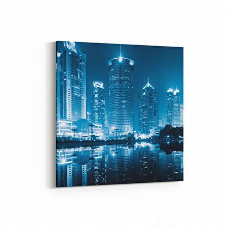 Olla 18820K Yapı Görseli Kare Kanvas Tablo (Ölçü: 25X25)