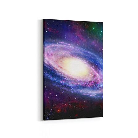 Olla 17589D Uzay Görseli Dikey Kanvas Tablo (Ölçü: 20X30)