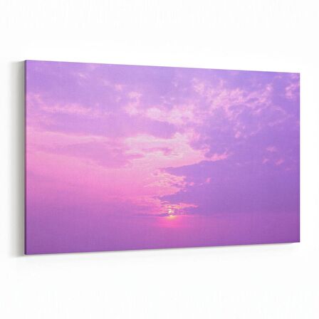 Olla 15996Y Günbatımı Görseli Yatay Kanvas Tablo (Ölçü: 150X100)