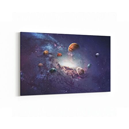 Olla 17656Y Uzay Görseli Yatay Kanvas Tablo (Ölçü: 150X100)