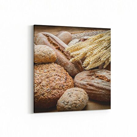 Olla 15129K Gıda Görseli Kare Kanvas Tablo (Ölçü: 25X25)