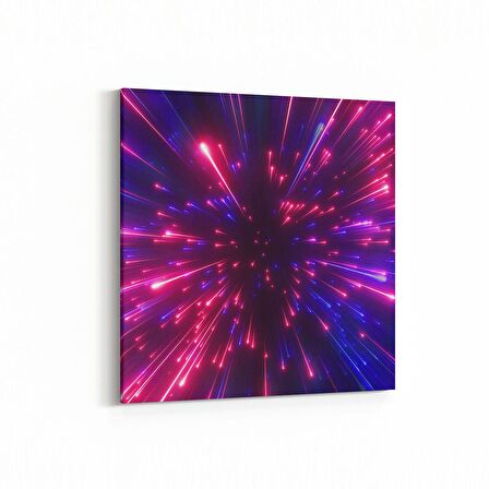 Olla 10291K Abstract Görsel Kare Kanvas Tablo (Ölçü: 25X25)