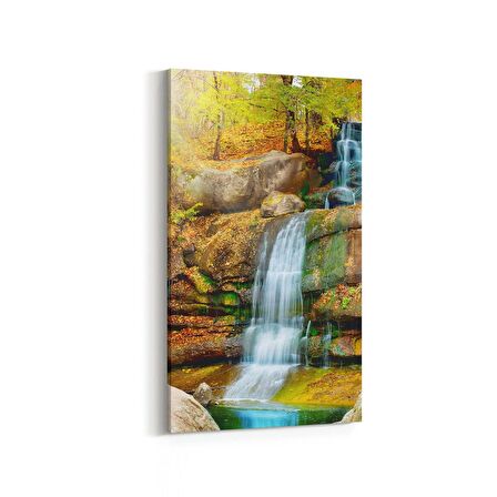 Olla 14579DD Doğa / Manzara Görseli Dikey Dar Kanvas Tablo (Ölçü: 60X120)