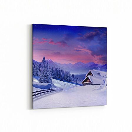 Olla 18590K Yapı Görseli Kare Kanvas Tablo (Ölçü: 40X40)